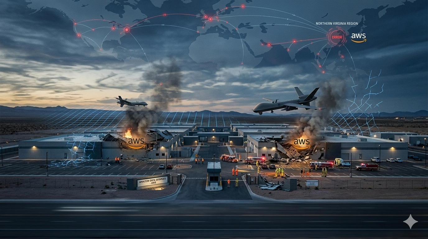 amazon data centers hit by drone strikes
